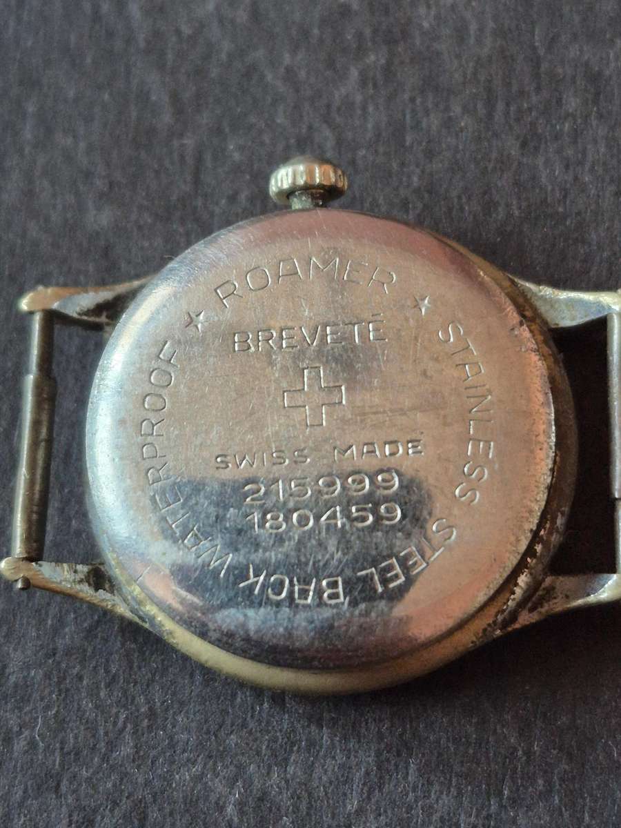 Vintage Roamer Supershock 17 Jewels Antimagnetic Mechanical Wrist Watch- not working