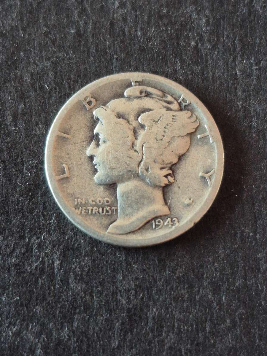USA Mercury Dime 1943 Silver