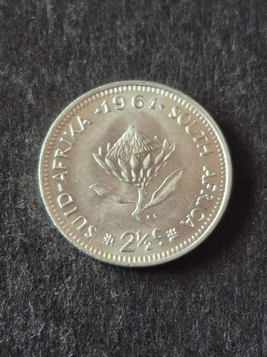 Republic 2 1/2 Cents 1961 BU