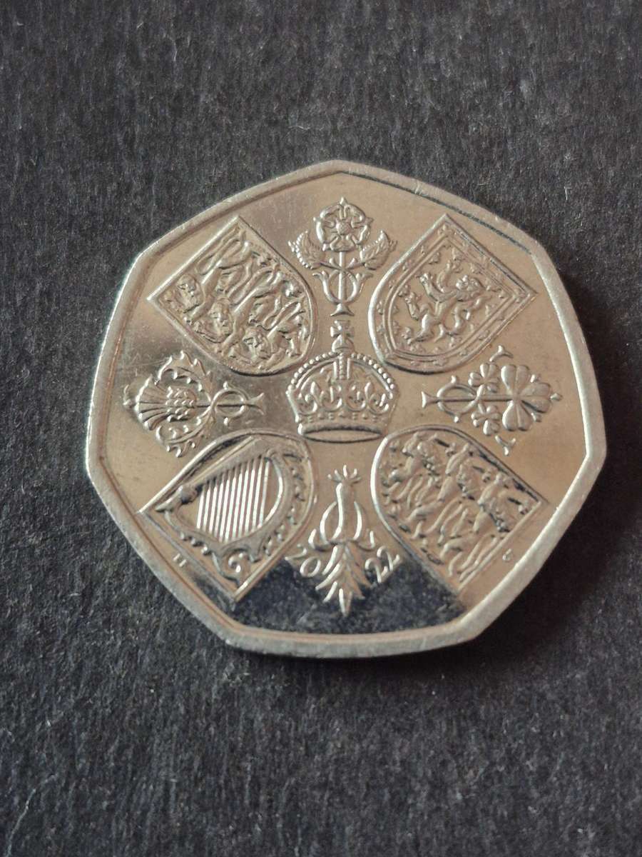 UK 50 Pence King Charles III 2022