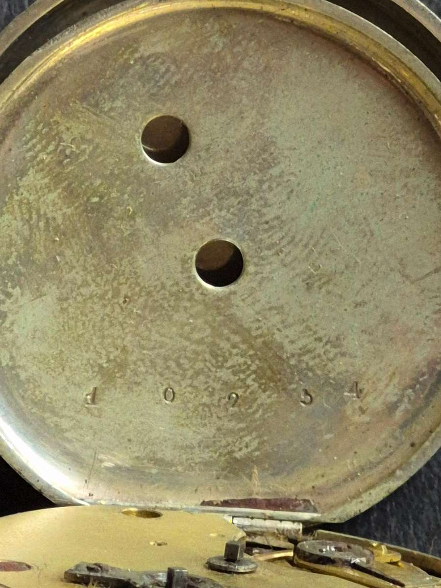 Vintage Fine Silver Pocket Watch with original glass total weight 45.2g (not working)