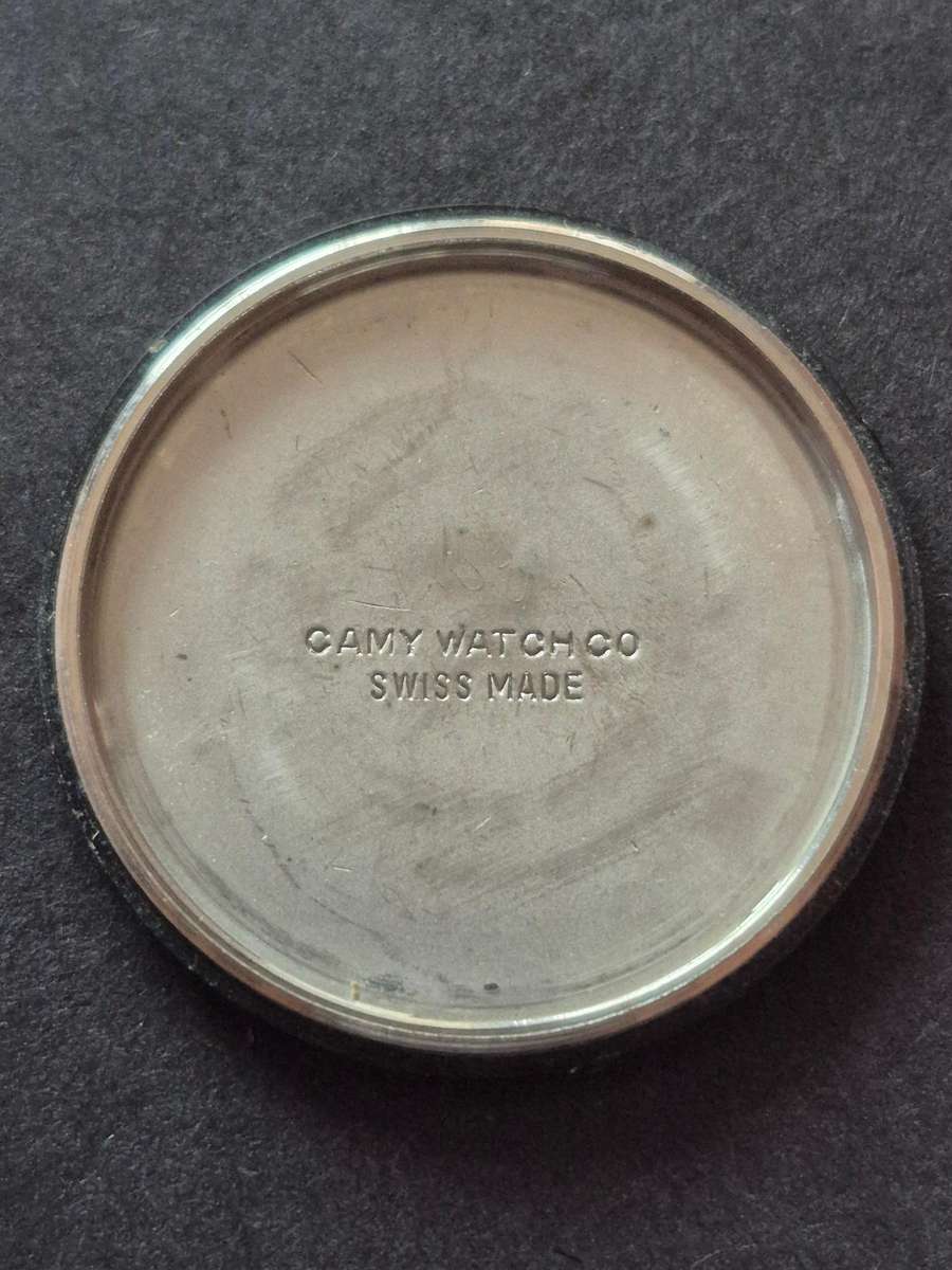 Vintage Camy 17 Jewels Incablock Men's Wrist Watch- runs (needs to be serviced) excellent condition