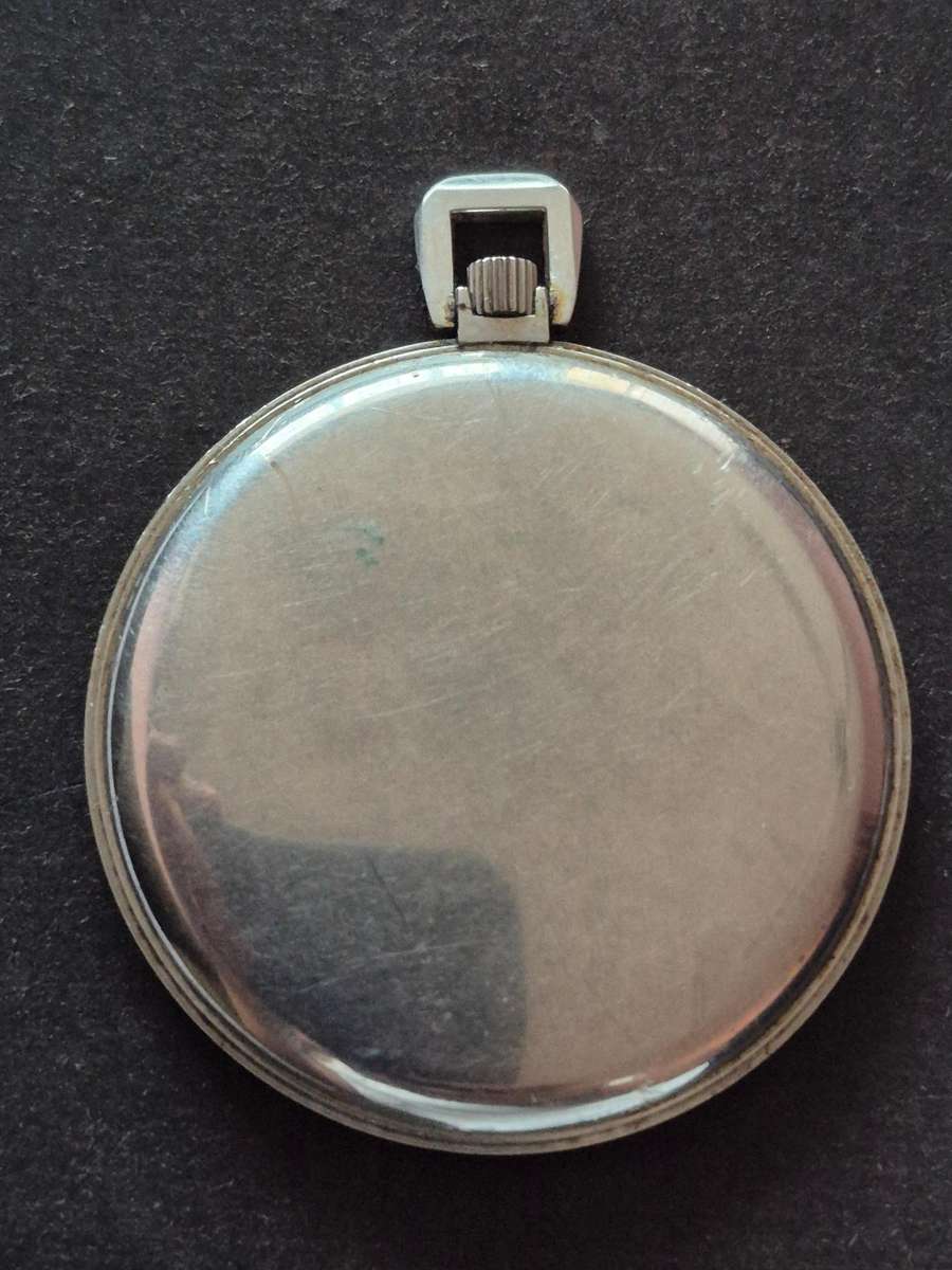 Vintage Cyma Pocket Watch - no glass - cannot open back (not working)