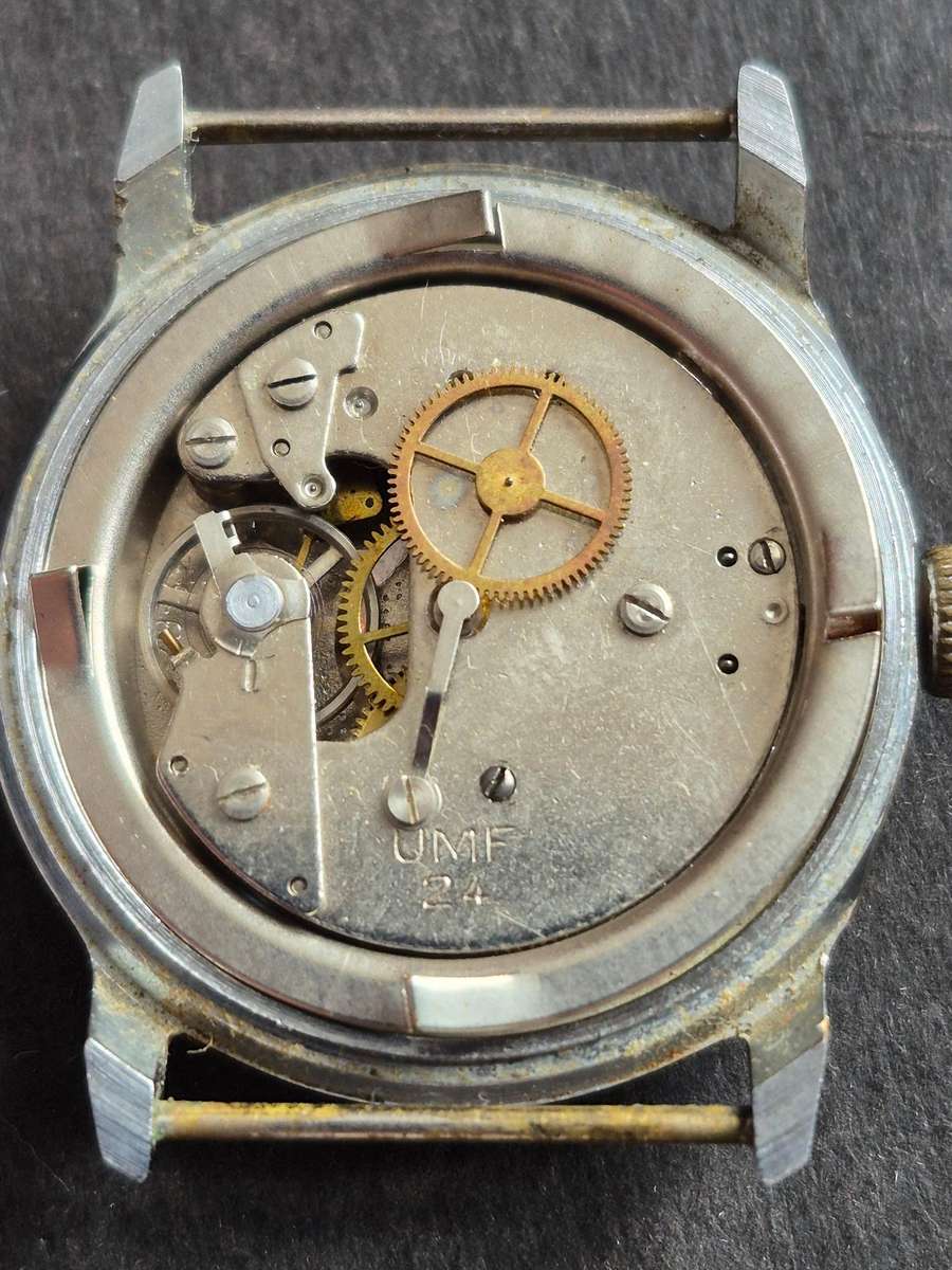 Vintage Ruhla Antimagnetic Mechanical Wrist Watch- made in Germany (missing back)