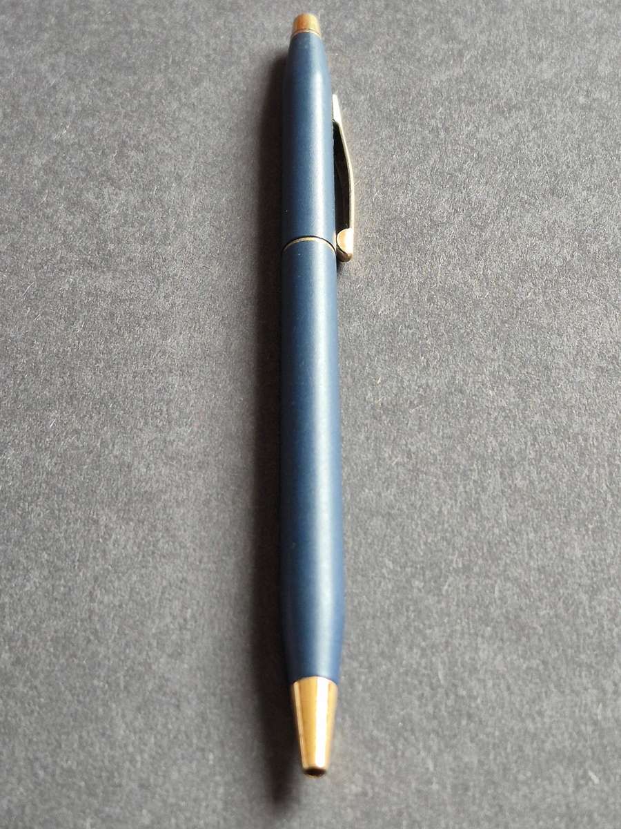 Vintage Cross Matte Blue Ballpoint Pen (needs refill)