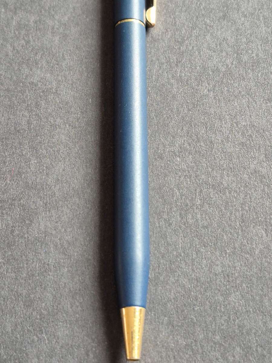 Vintage Cross Matte Blue Ballpoint Pen (needs refill)