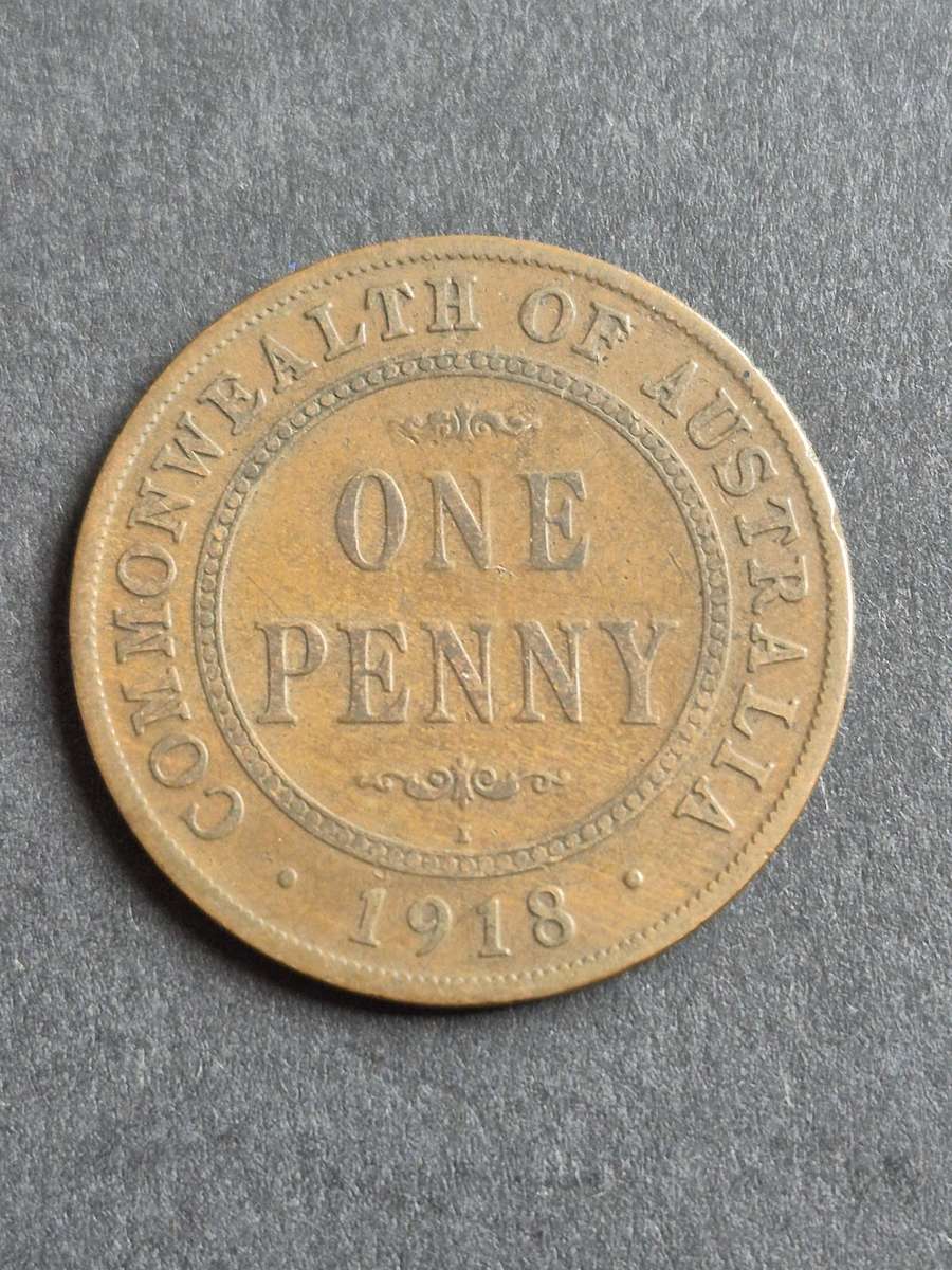 Commonwealth of Australia One Penny 1918