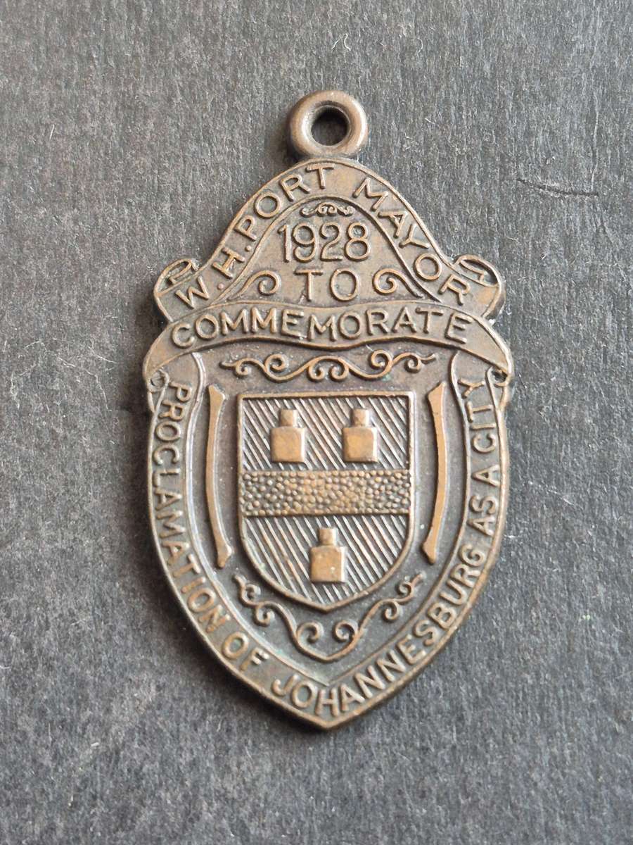 Proclamation of Johannesburg Bronze Medallion 1928
