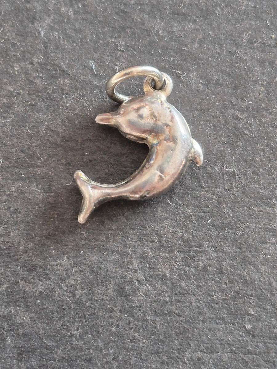 Sterling Silver Dolphin Charm 7.9g