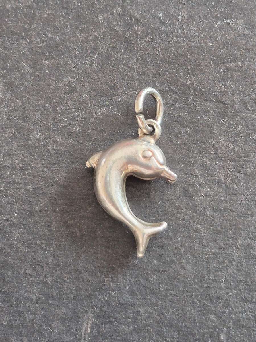 Sterling Silver Dolphin Charm 7.9g
