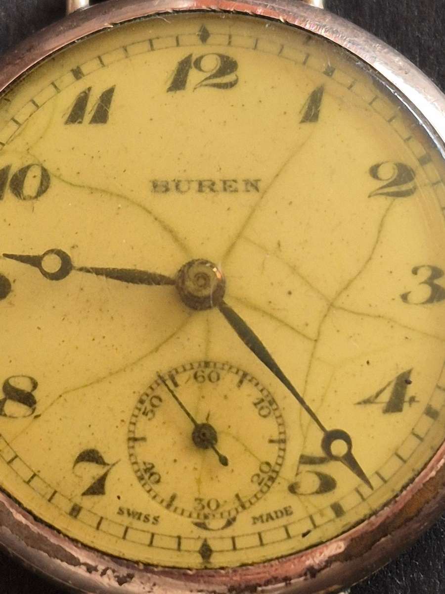 Vintage Buren Rolled Gold Mechanical Wrist Watch (not working)