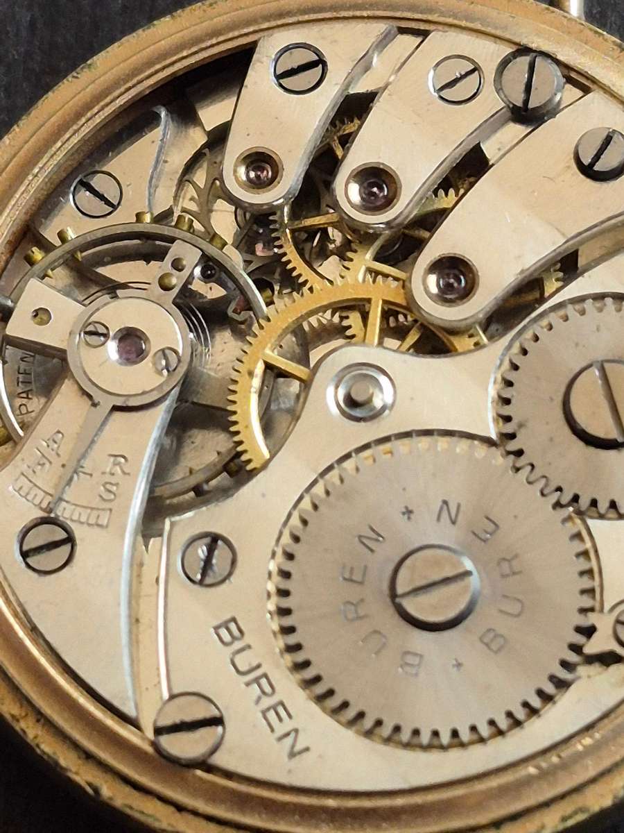 Vintage Buren Rolled Gold Mechanical Wrist Watch (not working)