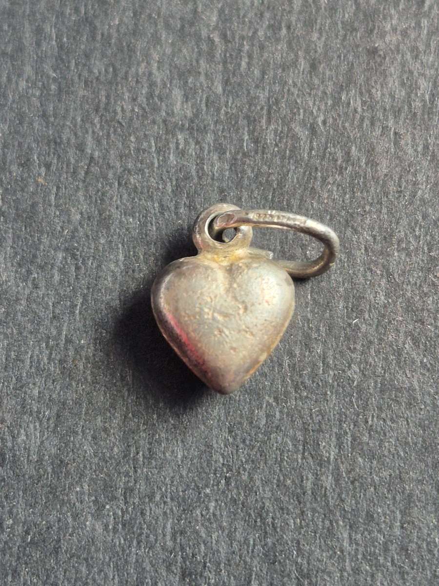 Sterling Silver Heart Charm 0.75g