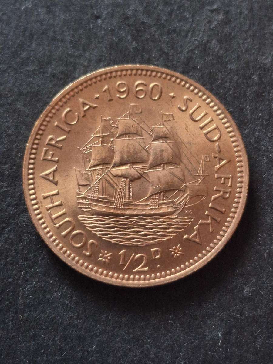 Union 1/2 Penny 1960 BU