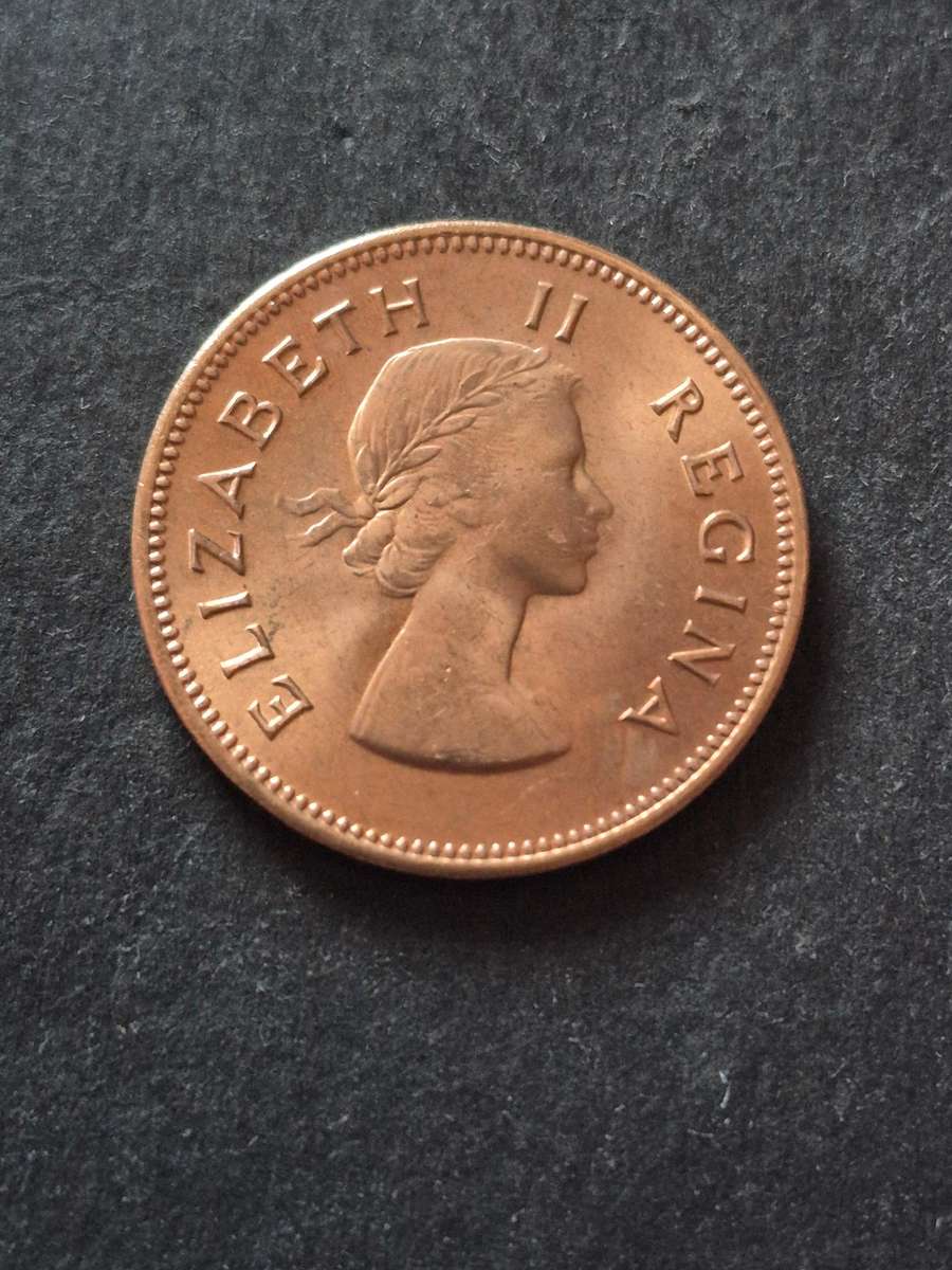 Union 1/2 Penny 1960 BU