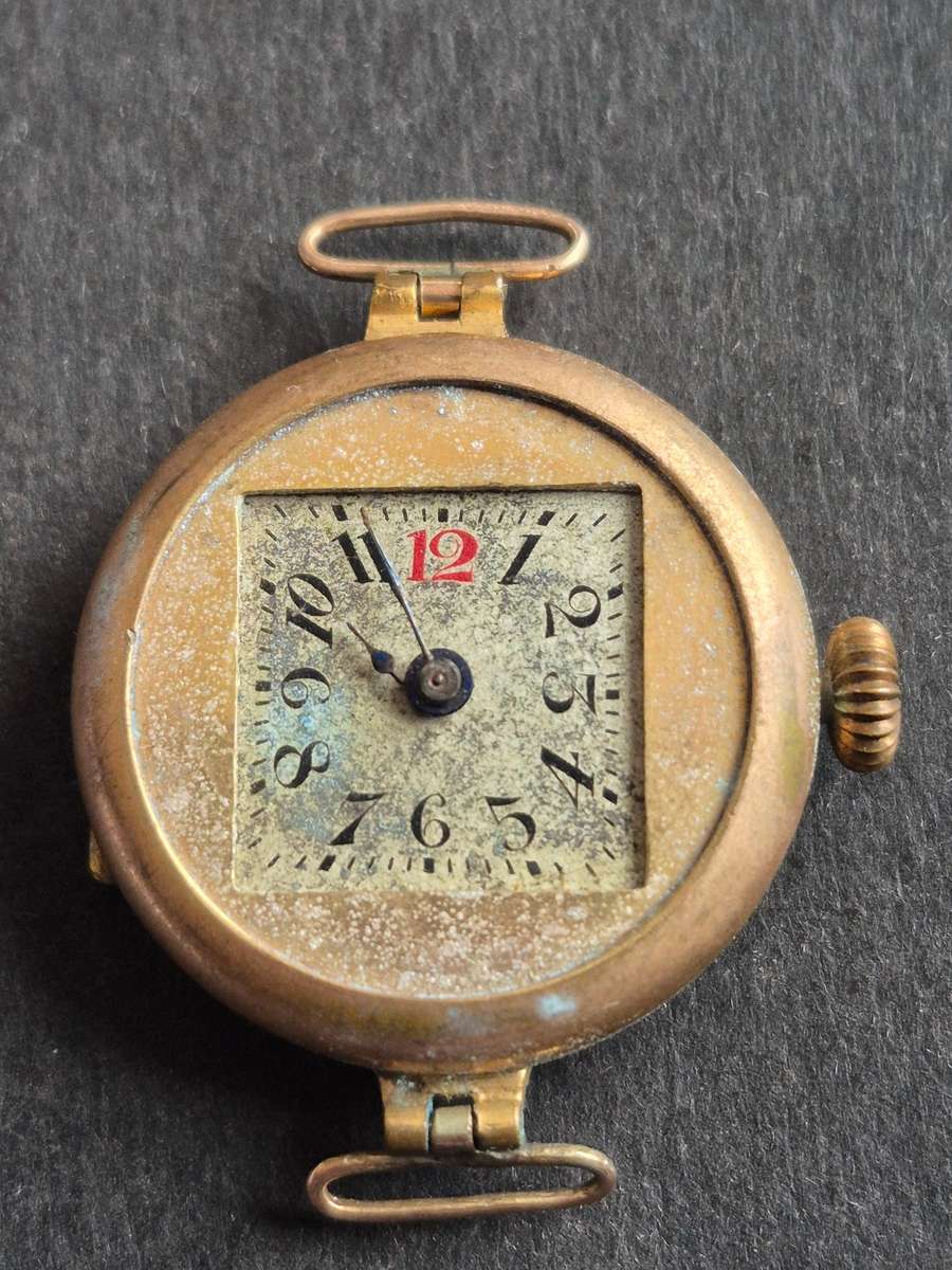 Vintage Gold Filled Mechanical Ladies Wrist Watch (not working)