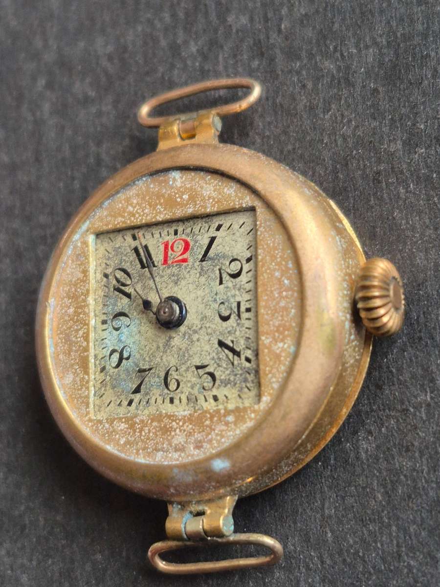 Vintage Gold Filled Mechanical Ladies Wrist Watch (not working)