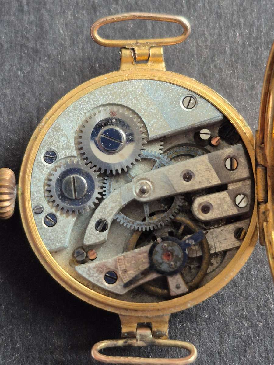 Vintage Gold Filled Mechanical Ladies Wrist Watch (not working)