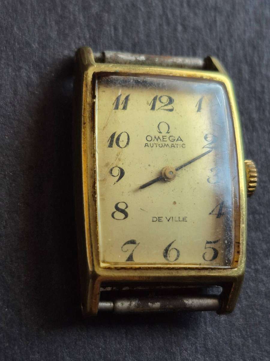 Vintage Ladies Omega Automatic De Ville 20 Microns - not working