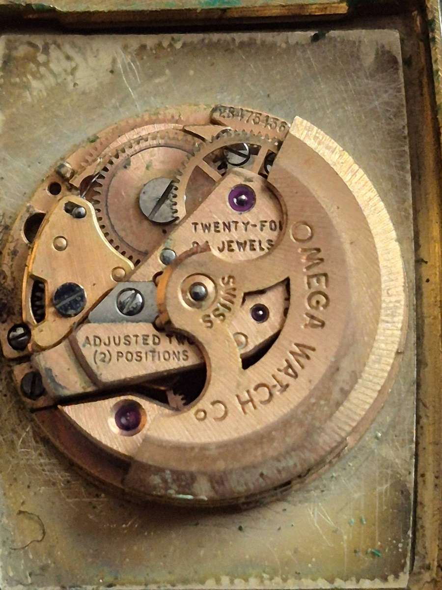 Vintage Ladies Omega Automatic De Ville 20 Microns - not working