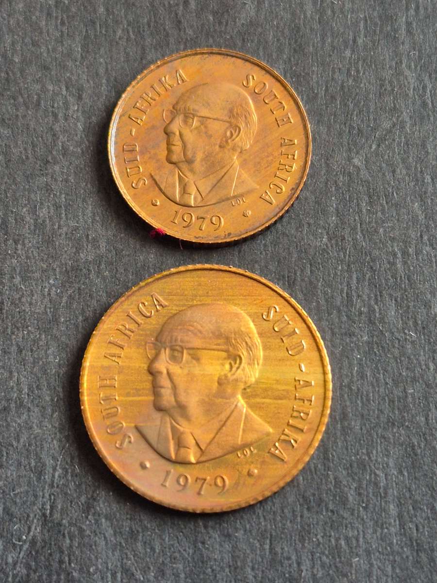 Republic One and Two Cents 1979 Proof