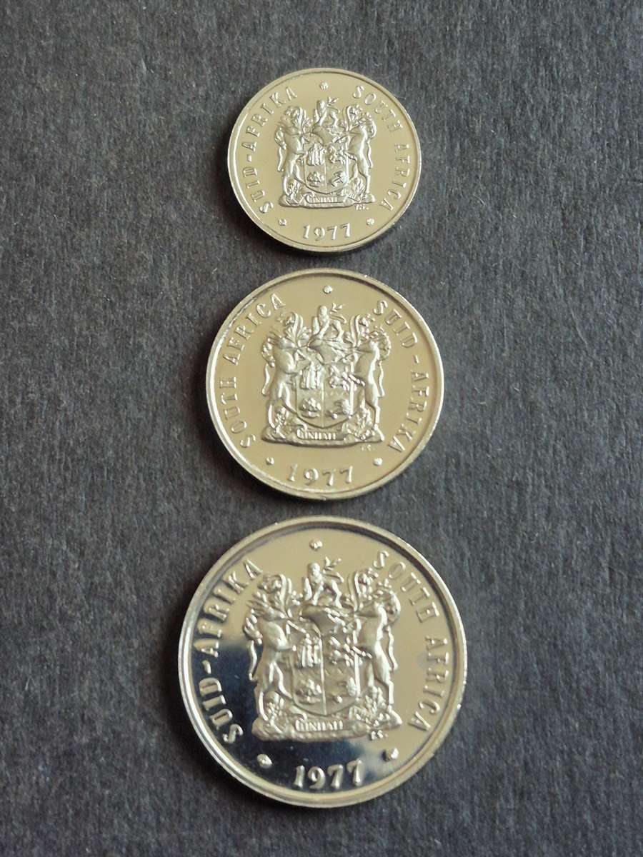 Republic 5/10/20 Cents 1977 Proof