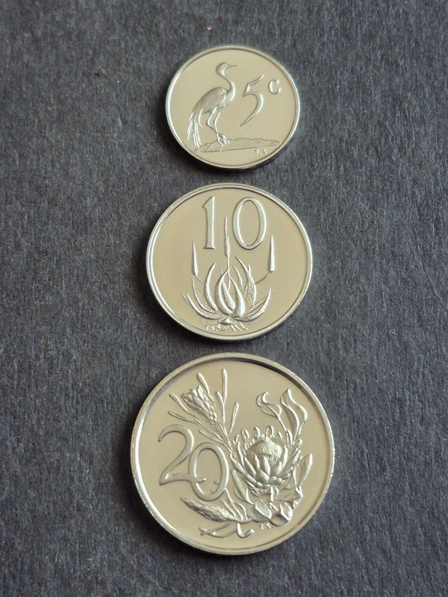 Republic 5/10/20 Cents 1977 Proof