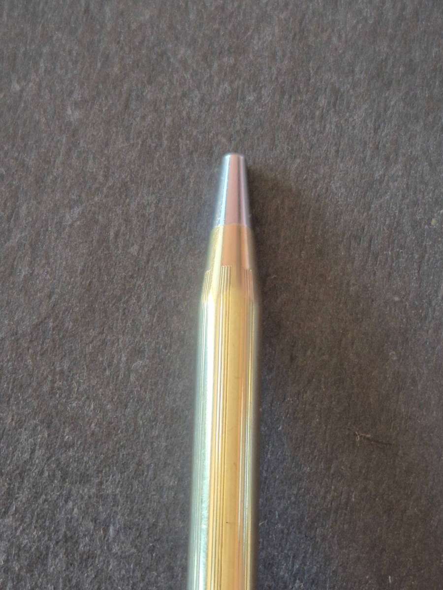 Vintage Cross 1/20 10kt Rolled Gold Ball Point Pen engraved- made in Ireland