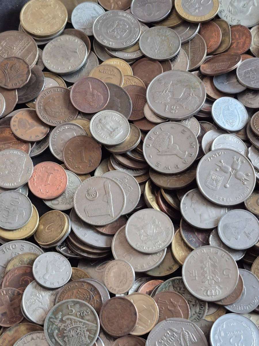 Mixed Lot of World Coins 2kg