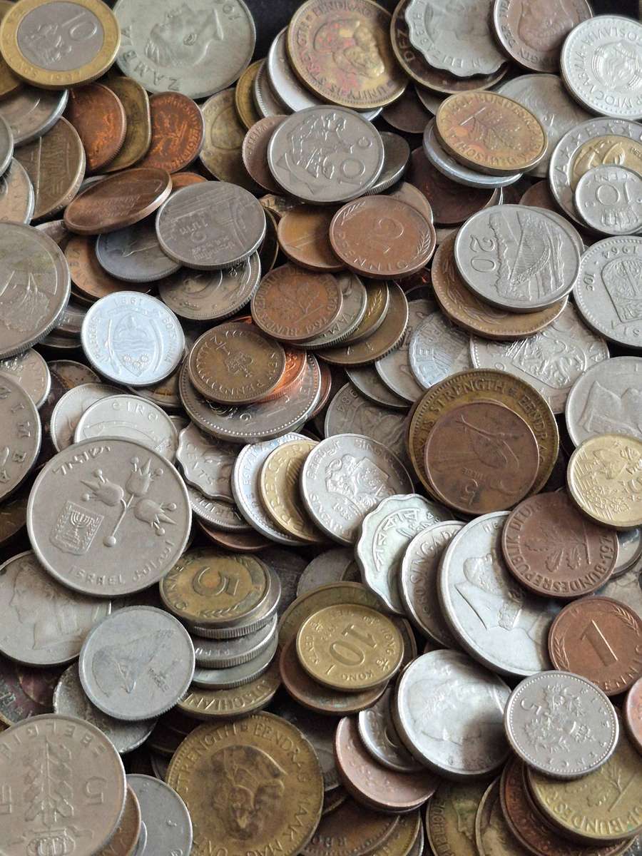 Mixed Lot of World Coins 2kg
