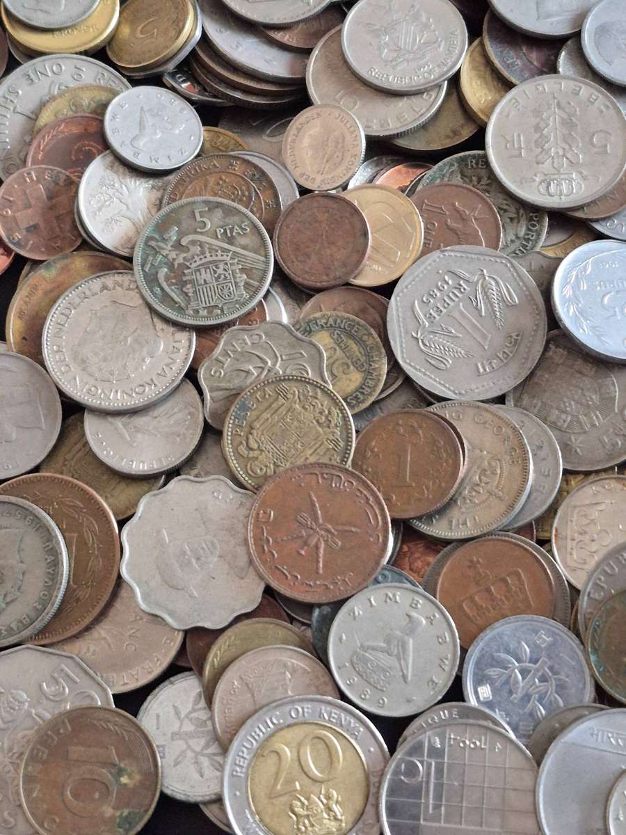 Mixed Lot of World Coins 2kg