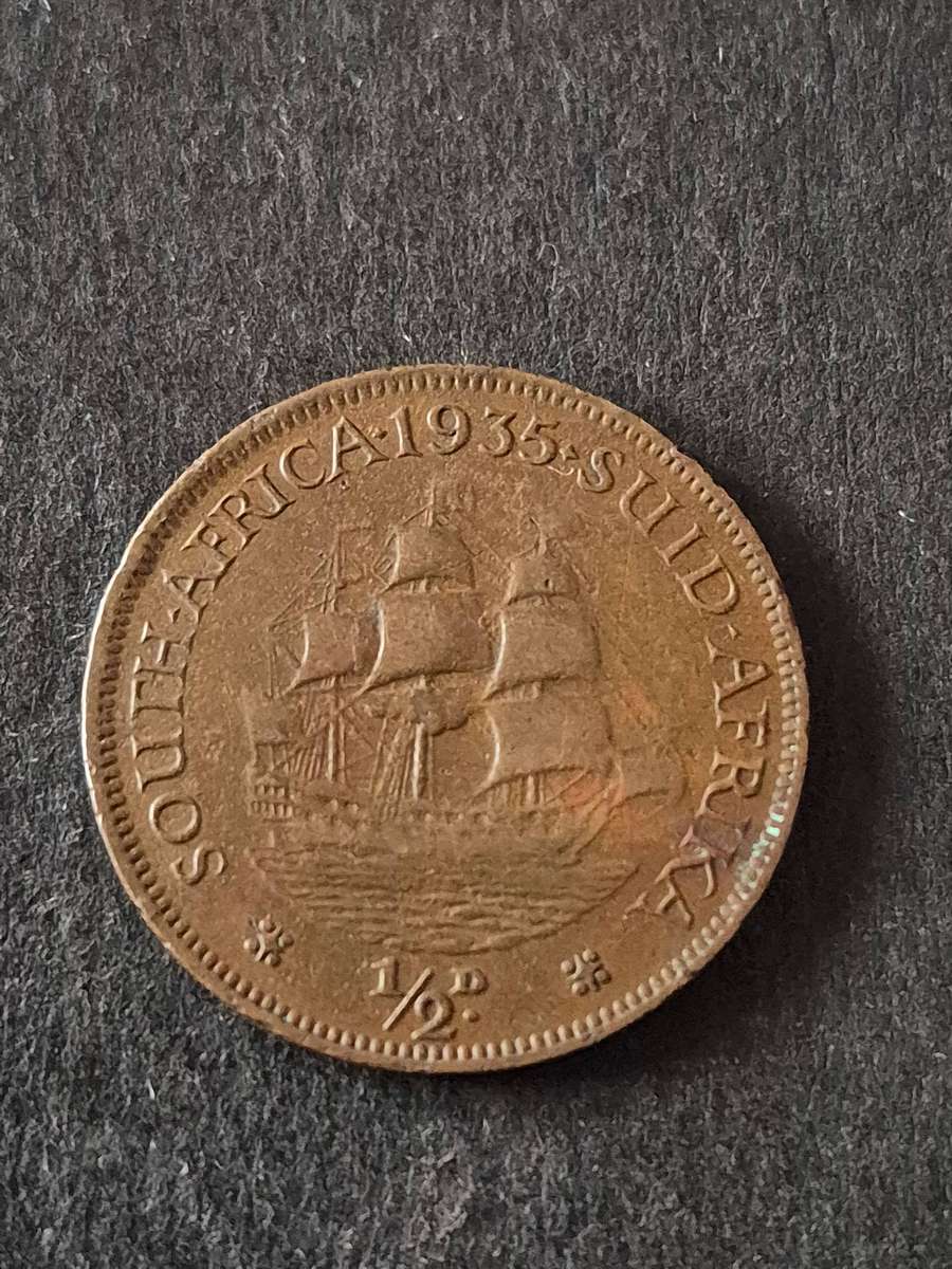 Union 1/2 Penny 1935