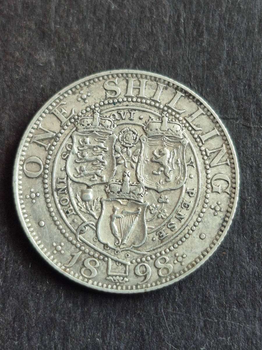 UK One Shilling 1898 Silver