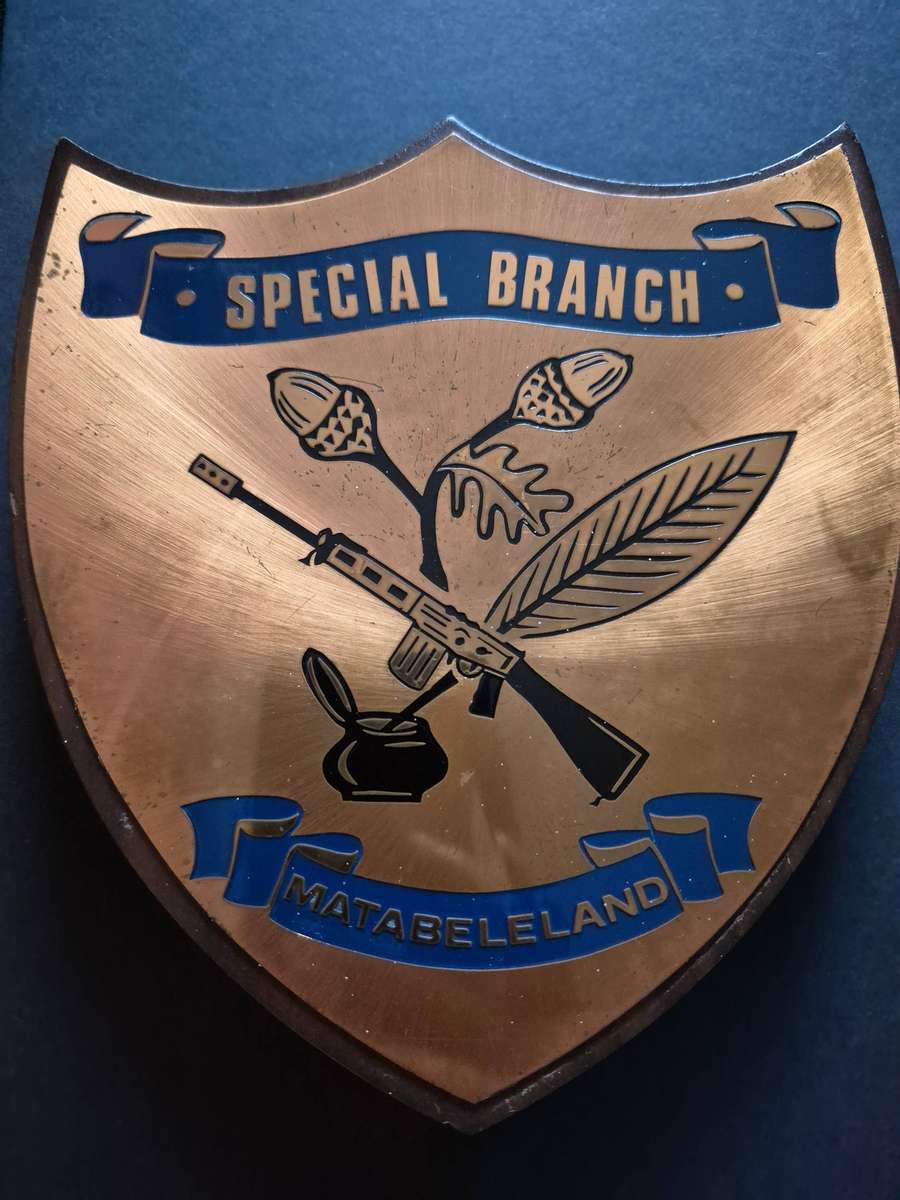 Rhodesia Special Branch Matabeleland Plaque