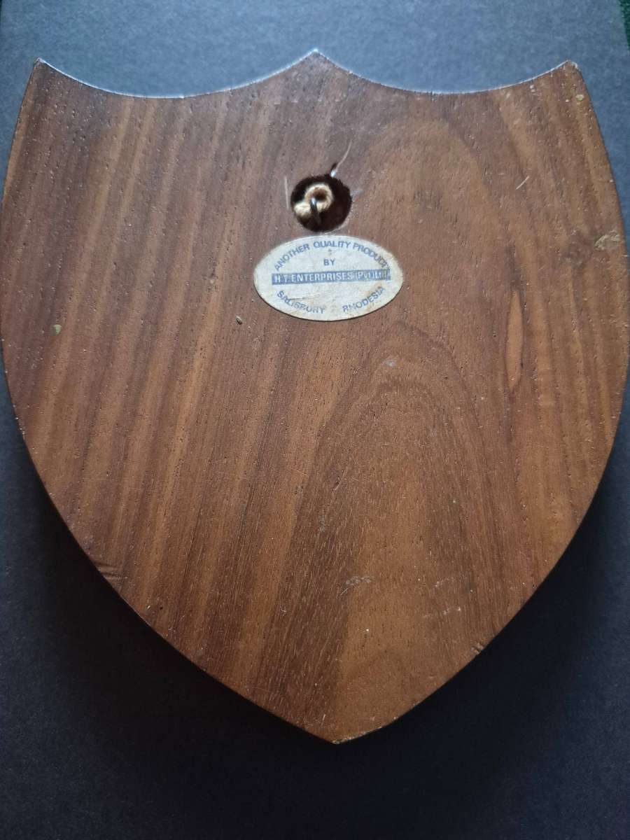 Rhodesia Special Branch Matabeleland Plaque