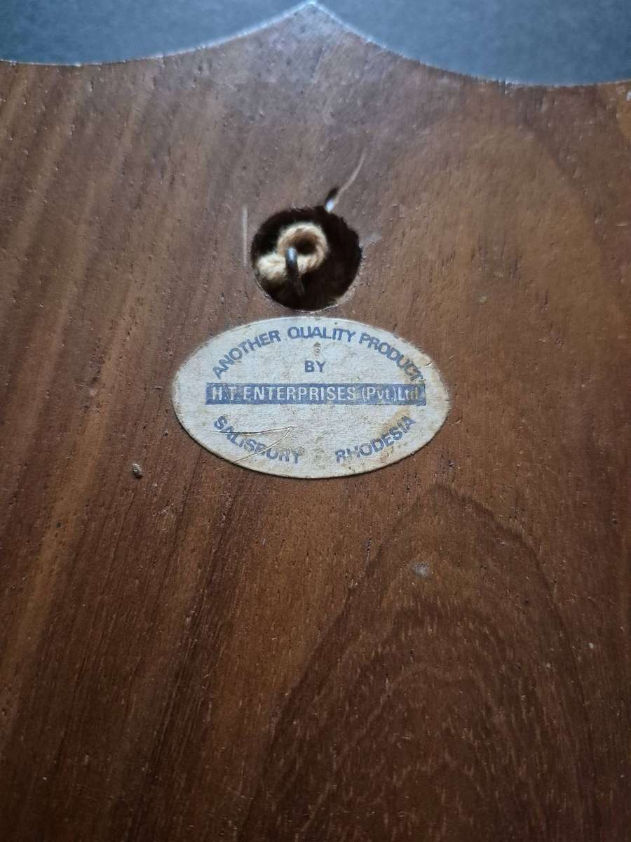 Rhodesia Special Branch Matabeleland Plaque