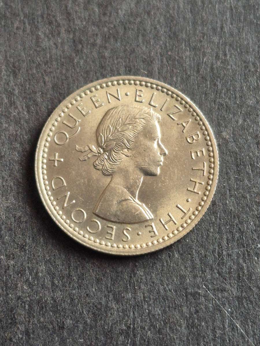 Rhodesia and Nyasaland Sixpence 1963 UNC - scarce date