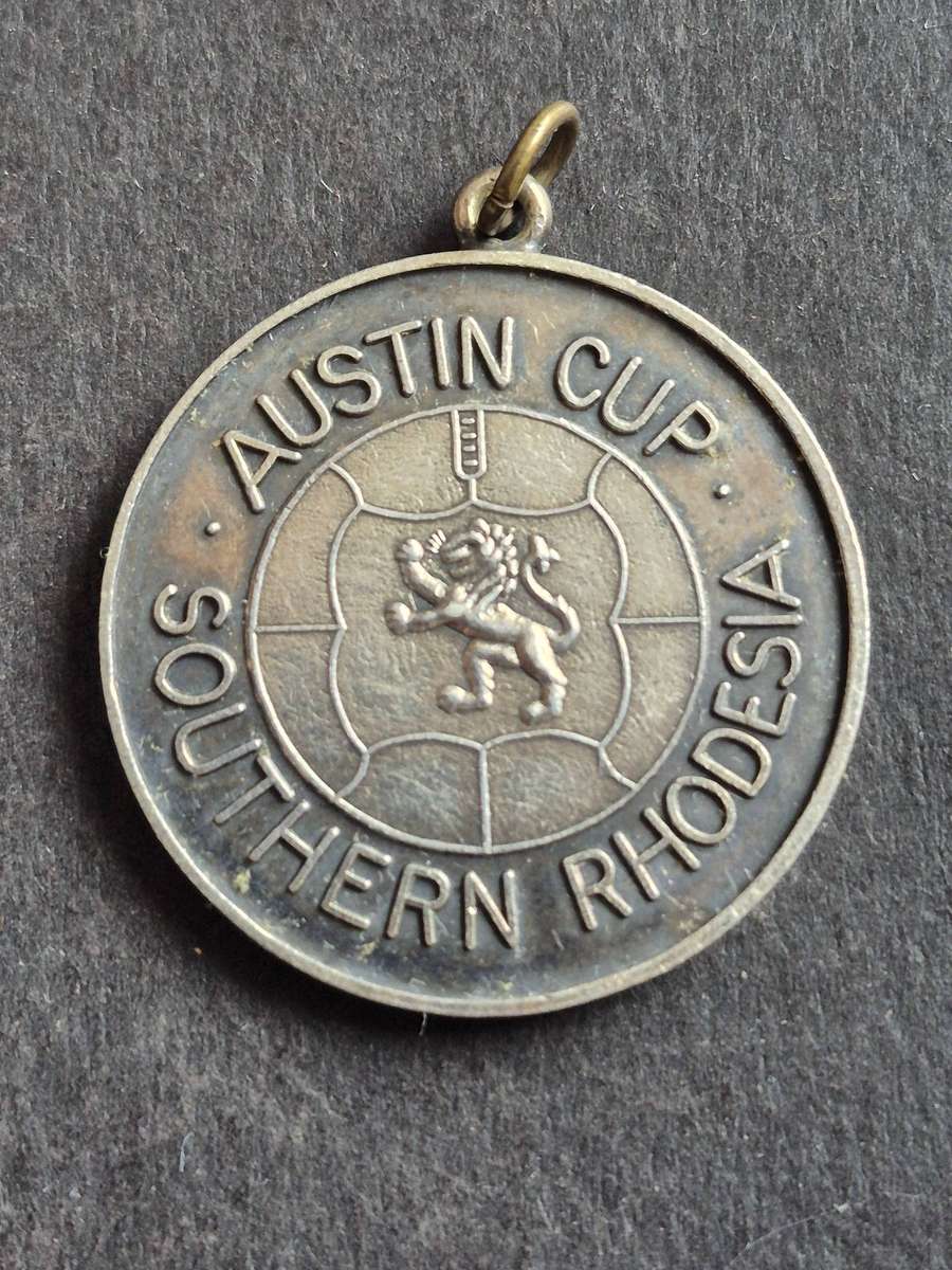 Austin Cup Southern Rhodesia Sterling Silver Medallion 13g - AA Freeman 1954
