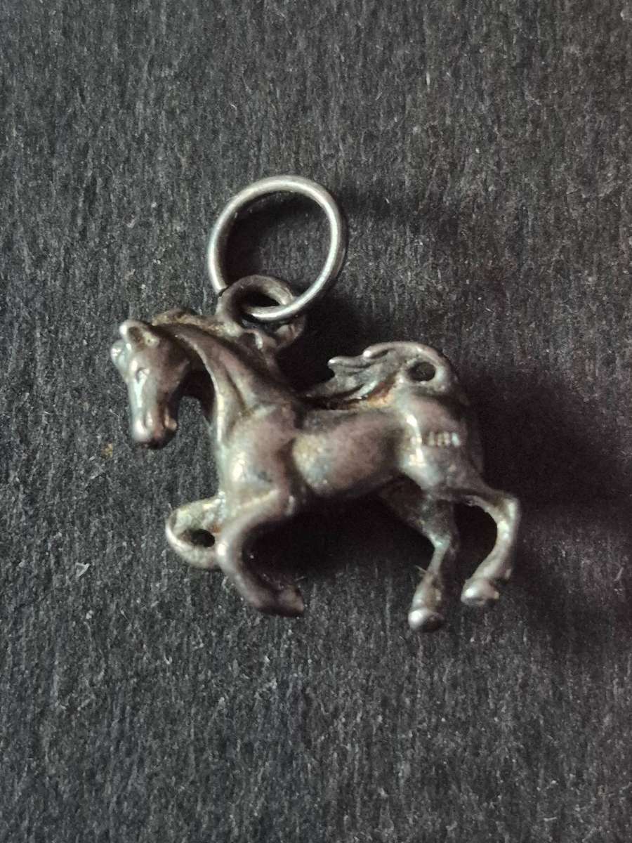 Vintage Sterling Silver Horse Charm .925 - 3 g