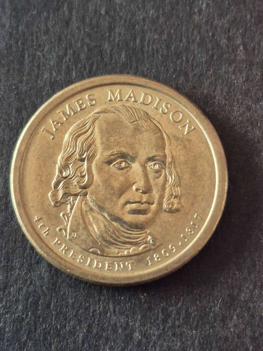 USA One Dollar James Madison 4th President 1809-1817