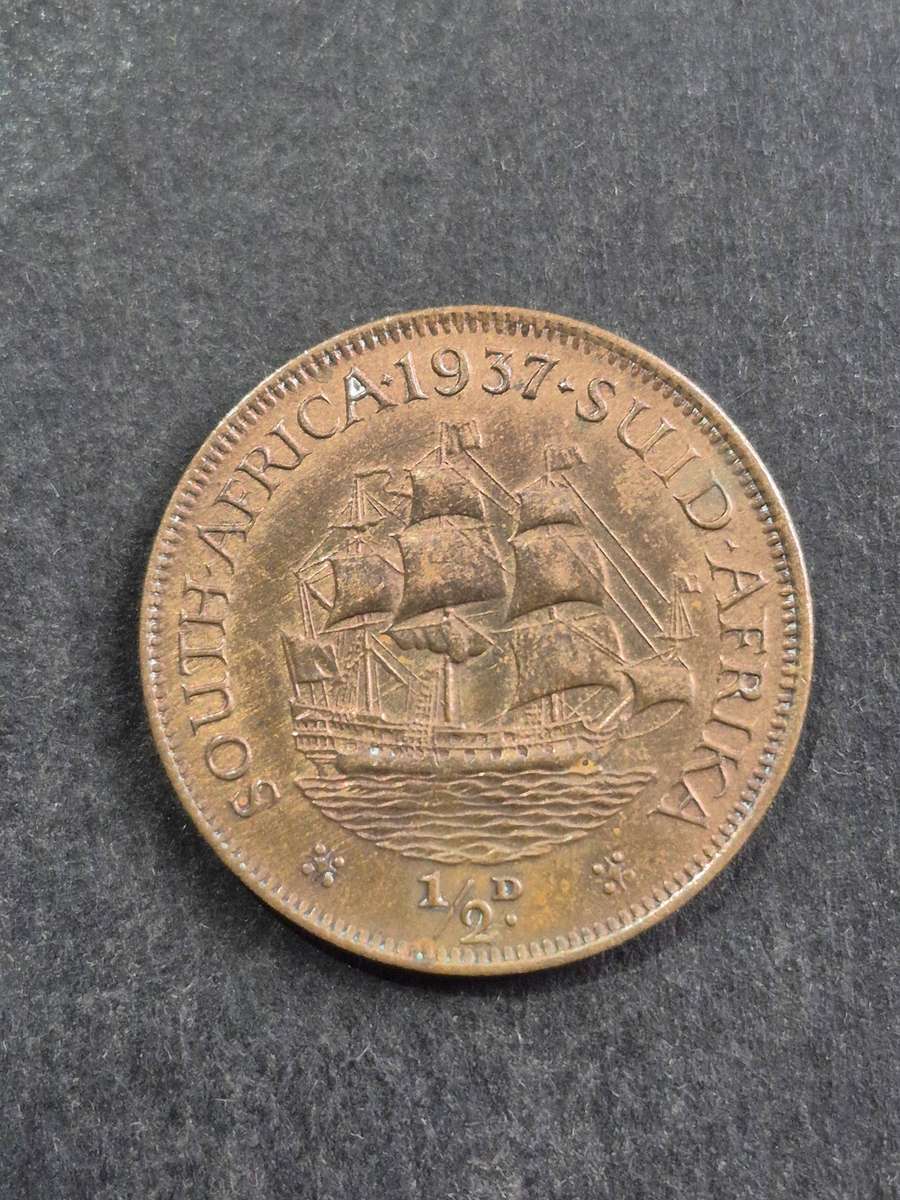 Union 1/2 Penny 1937