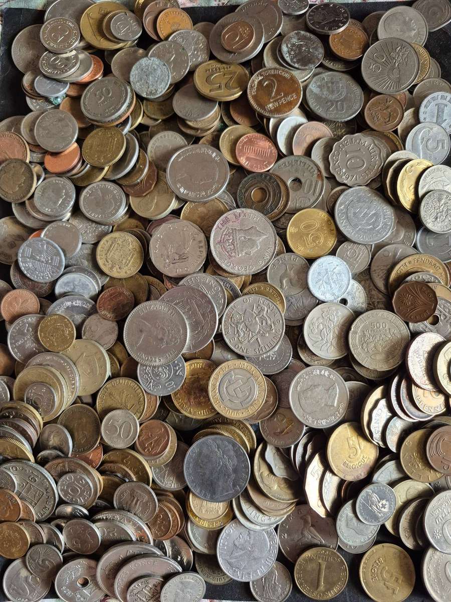 Mixed Lot of World Coins 2kg