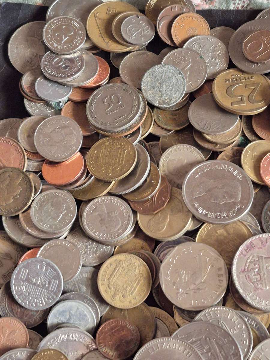 Mixed Lot of World Coins 2kg