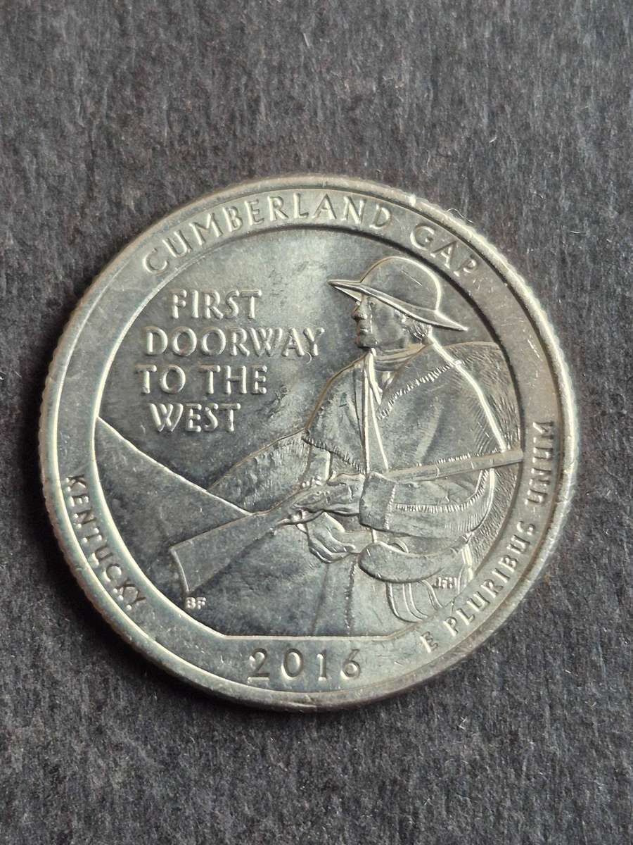 USA 1/4 Dollar 2016P Cumberland Gap Kentucky