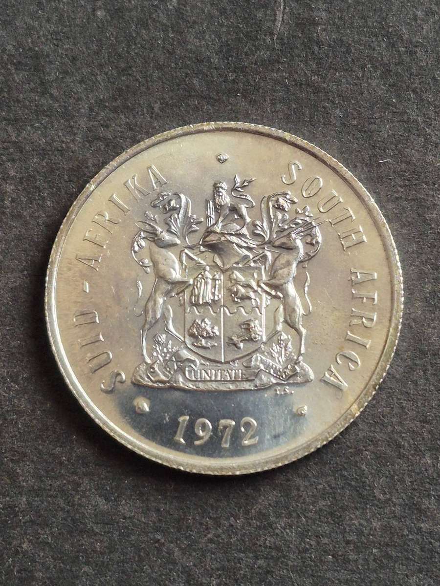 SA Silver One Rand 1972 UNC