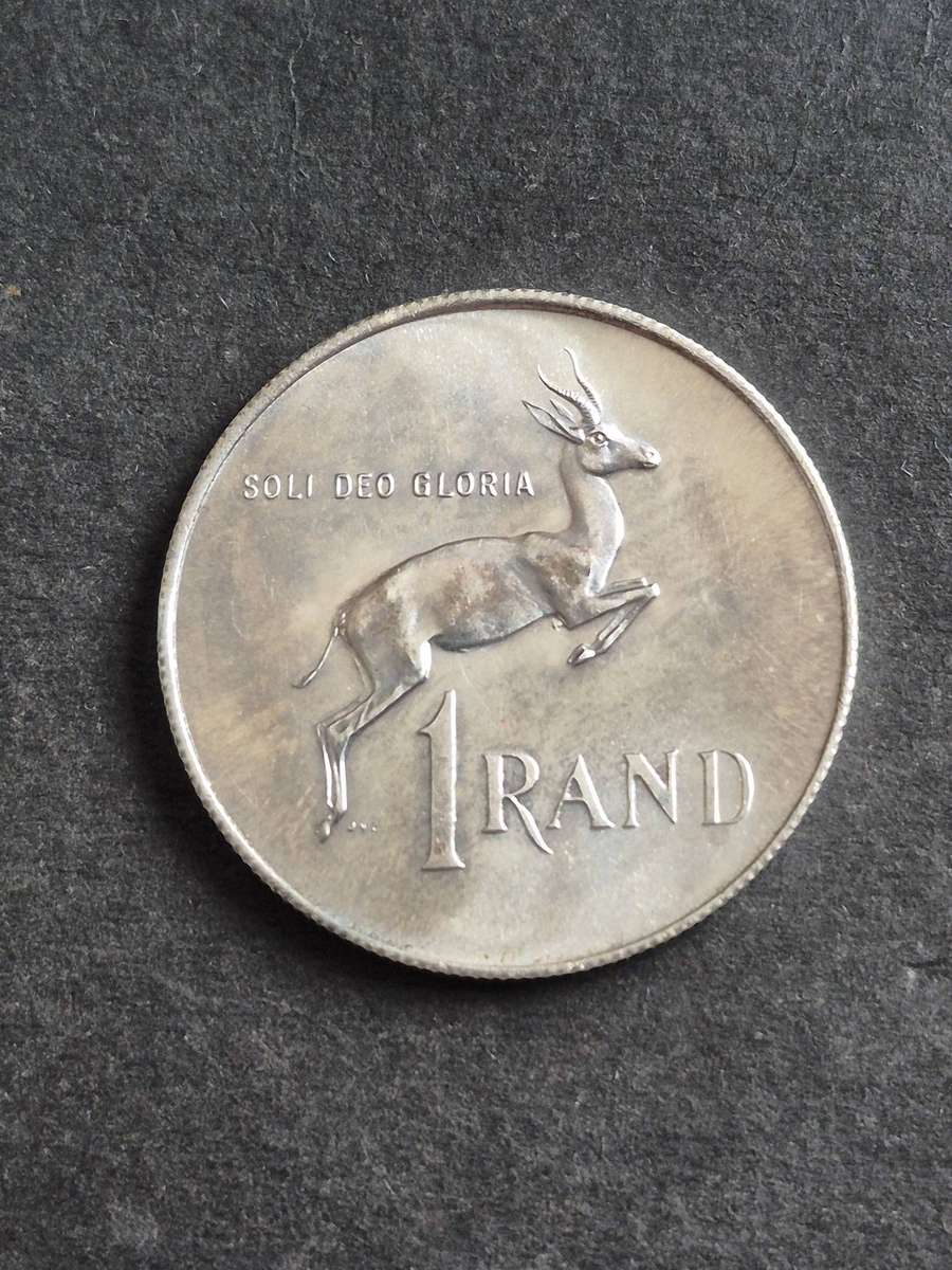 SA Silver One Rand 1972 UNC