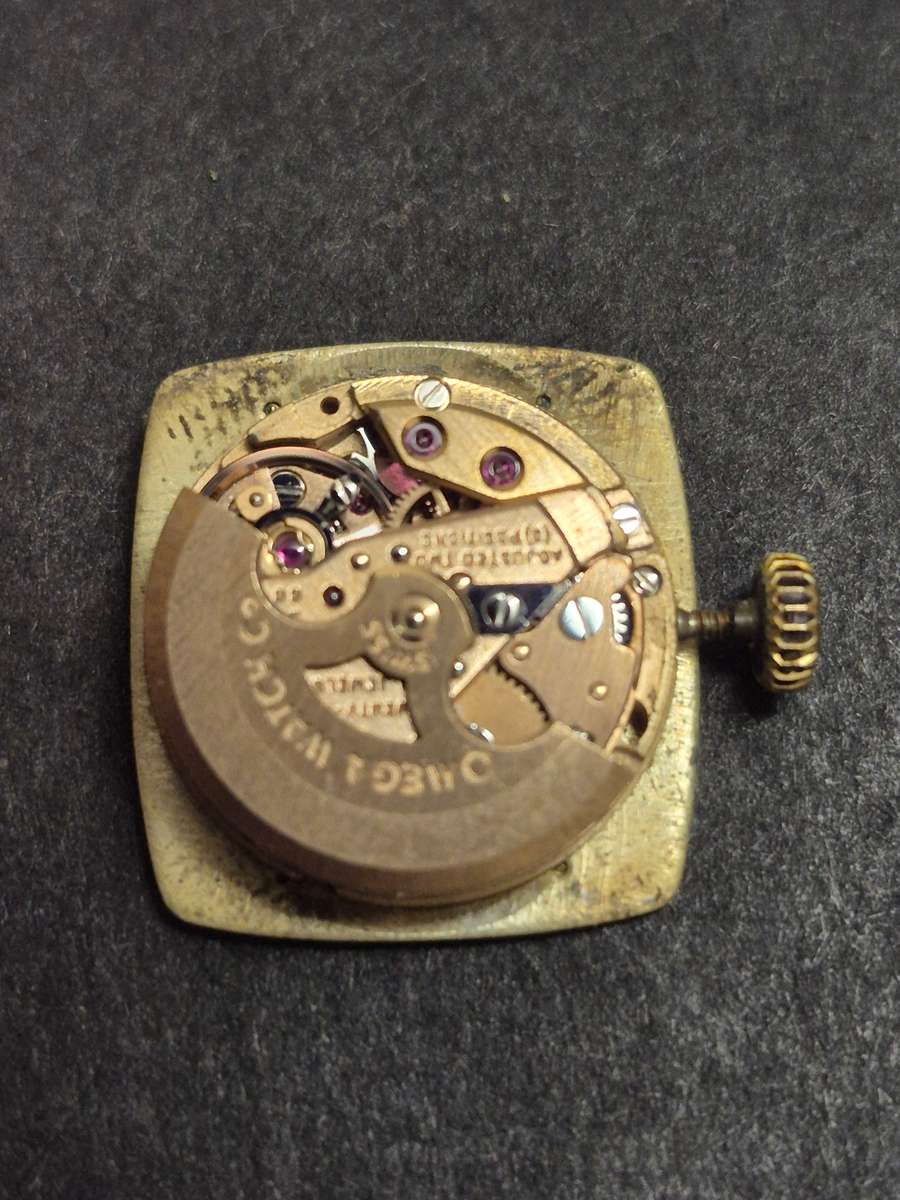 Vintage Ladies Omega Deville Automatic Wrist Watch with original winder (not working)