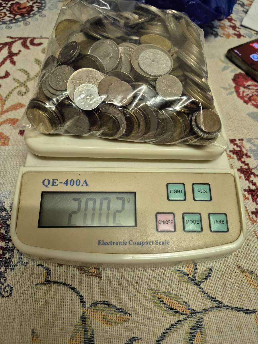 Mixed Lot of World Coins 2kg