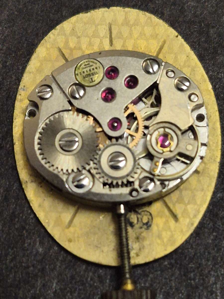 Vintage Ladies Tissot Stylist Mechanical Wrist Watch- sold as is (hand is broken)