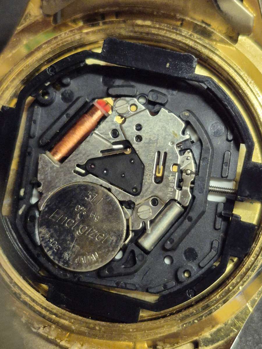 Vintage Seiko Quartz Gold Plated Watch (untested) not working